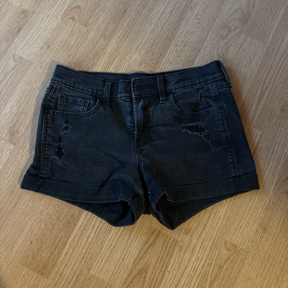 Old Navy Black Denim Jean Shorts